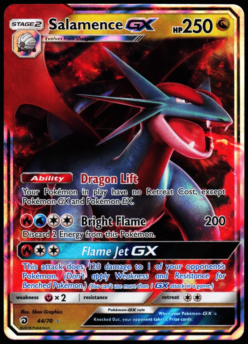 Pokémon TCG: Salamence GX (44/70) - SM7.5 Dragões Soberanos