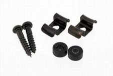 NEW - Flat Wavy Style String Guides (2) For Strat/Tele - BLACK