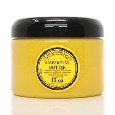 Capsicum Butter Cold Pressed Pure & Organic You Pick Size Free Shipping