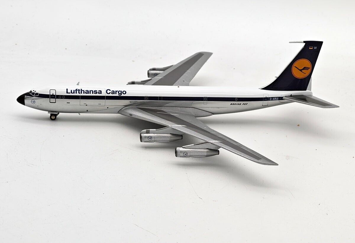 1:200 JFox Lufthansa Cargo Boeing 707-300 D-ABUI w/Stand | eBay 1:200 JFox Lufthansa Cargo Boeing 707-300 D-ABUI w/Stand | eBay