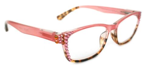 Desiree Women's Reading Glasses w/ Genuine European Crystals - Picture 2 of 2