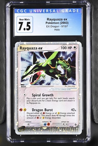 Rayquaza ex graded CGC 7.5 for sale on eBay