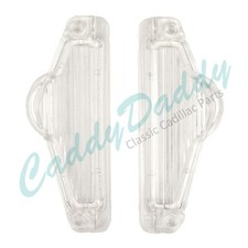 1966 Cadillac License Plate Lenses 1 Pair Reproduction