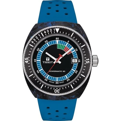 Tissot Sideral S Powermatic 80 Blau Herren Armbanduhr T1454079705701 - Bild 1 von 4