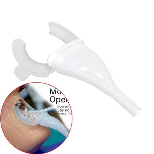 Rétracteur de lèvres hygiénique dentaire joue gouttelettes orales aérosol sucer salive bouche ouverte - Photo 2/17