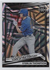 2022 Panini Elite Extra Edition Turn of the Century 65/122 Sterlin Thompson 0q3