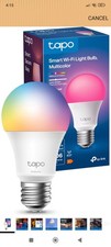 Tapo L530EA E27 WiFi Smart Bulb Works With Alexa Multicolour Dimmable 8.3W (60W)