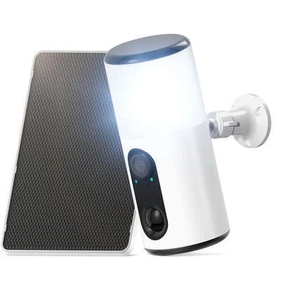 ANRAN Wireless Solar Floodlight Security Camera Outdoor Battery Powered IR Night