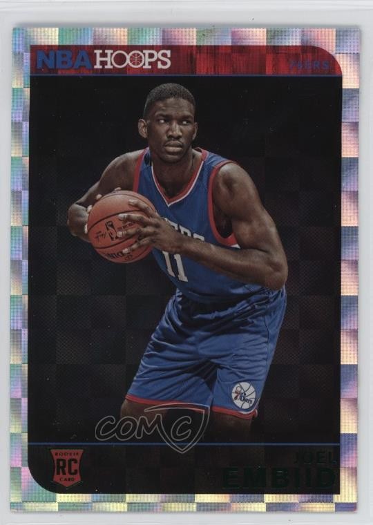 2014-15 NBA Hoops Green Joel Embiid #263 Rookie RC 01ur