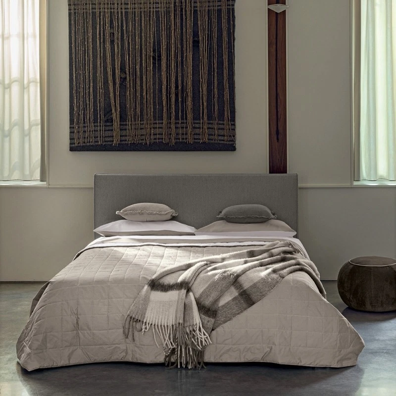 Lenzuola Completo Letto1 Piazza e Mezza 100% Cotone FAZZINI Dialogo Bianco Beige, fotografia 8 di 8