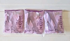 Silkies TLC support total leg control pantyhose X tall white 318 LOT OF 3 NEW