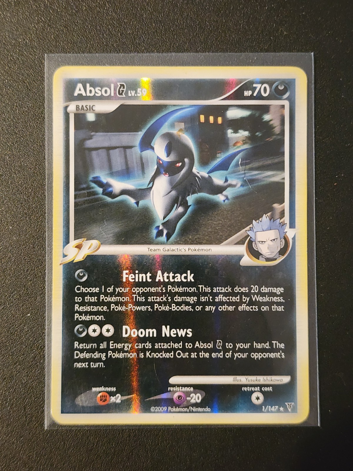 Absol G 1/147 Supreme Victors Reverse Holo Pokemon Card