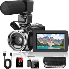 Video Camera Camcorder FHD 1080P 36MP YouTube Vlogging Camera Recorder 3.0 Inch