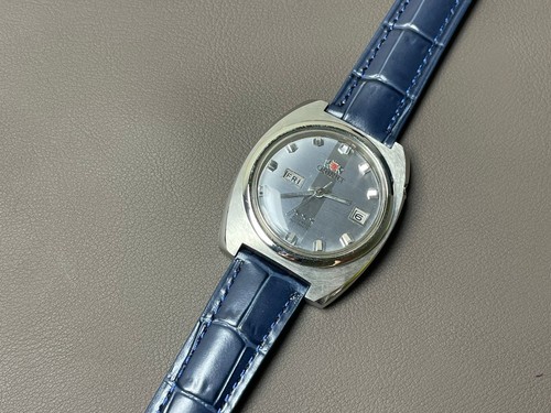 Vintage Orient 3 Star Dual Shade Dial 37mm Men's Watch