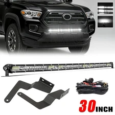 For Toyota Tacoma 2016-2023 150W 32'' LED Light Bar Bumper Mounting Wire Kit
