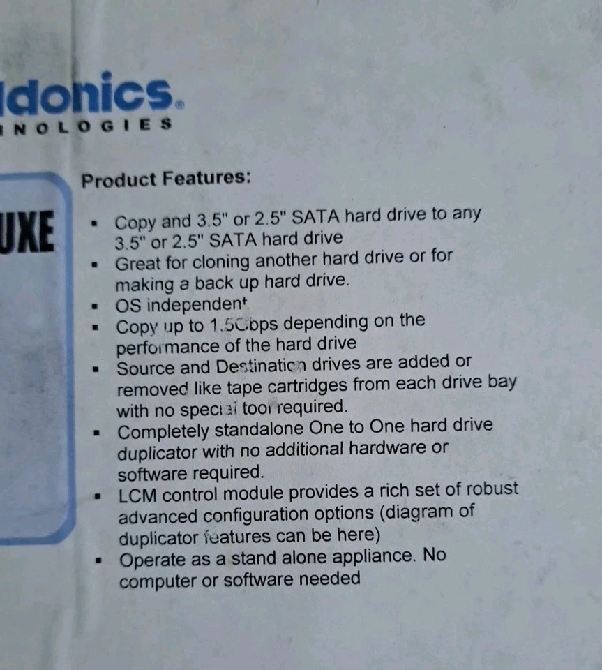 Duplicador de disco duro Addonics AE25SN35SA NUEVO Foto 4 de 4