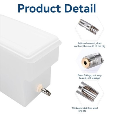 10 Products Swine Water Nozzles Featuring Variable Rate metal For Livestock