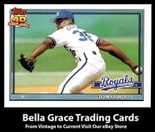 1991 Topps Tom Gordon #248 Kansas City Royals MLB Baseball 