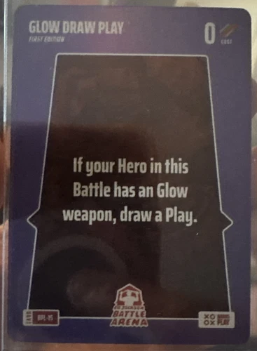 2024 Bo Jackson Battle Arena Glow Draw Play SSP Foil Play #BPL-15 First Edition