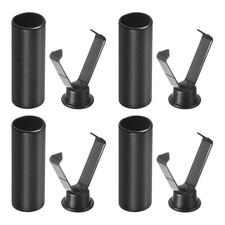 4Pcs Shoelace Tips Alloy Shoelace Head Black Shoelace Replacement