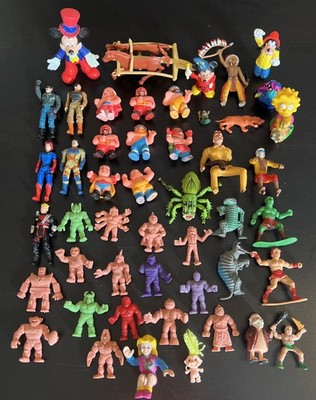 VINTAGE Lot of 1980s M.U.S.C.L.E MUSCLE men MASK wrestling Etc. 48 figures