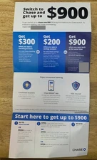 CHASE Checking and Savings Account $900 Bonus Coupon Expires 1/21/2026