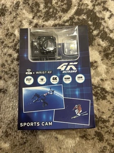 Sports Cam 4k Ultrahd WiFi and Waterproof Camera New In Box.
