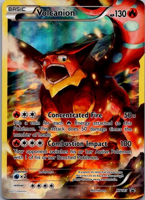 Volcanion Holo Promo XY Promos XY185 NM