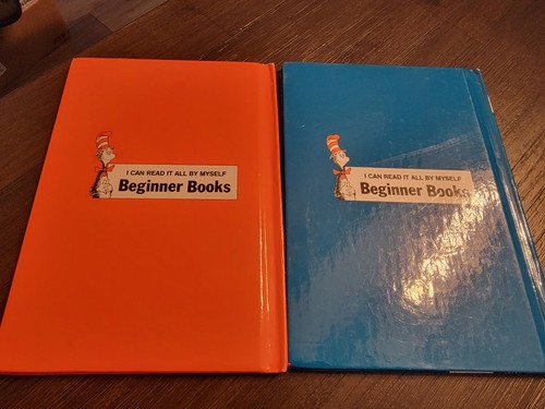 Lot Of 2 Dr Seuss Beginner Books Cat In The Hat And Green Eggs And Ham - Picture 2 of 2