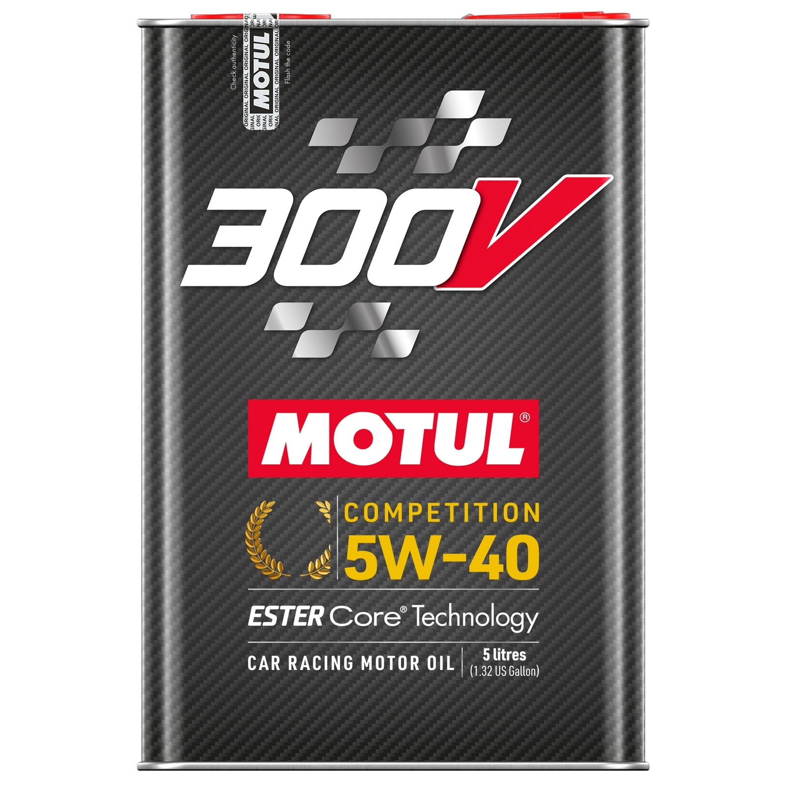 Motul 300V Competition 5W-40 Ester Core Racing Car Engine Oil - 5 Litres 5L