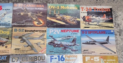 Lot Of 20 Squadron /Signal Publications Aircraft In Action War Military Jets - Picture 3 of 5