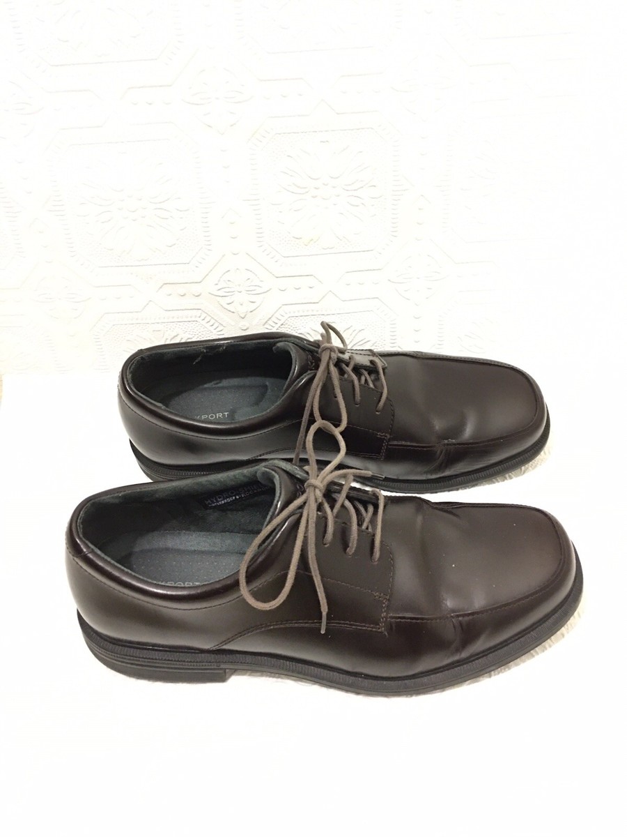 Rockport Hydro Shield Waterproof adiPRENE Oxford Shoes Rockport Mens 12 W Adiprene Waterproof Oxford Dark Brown  main image 4