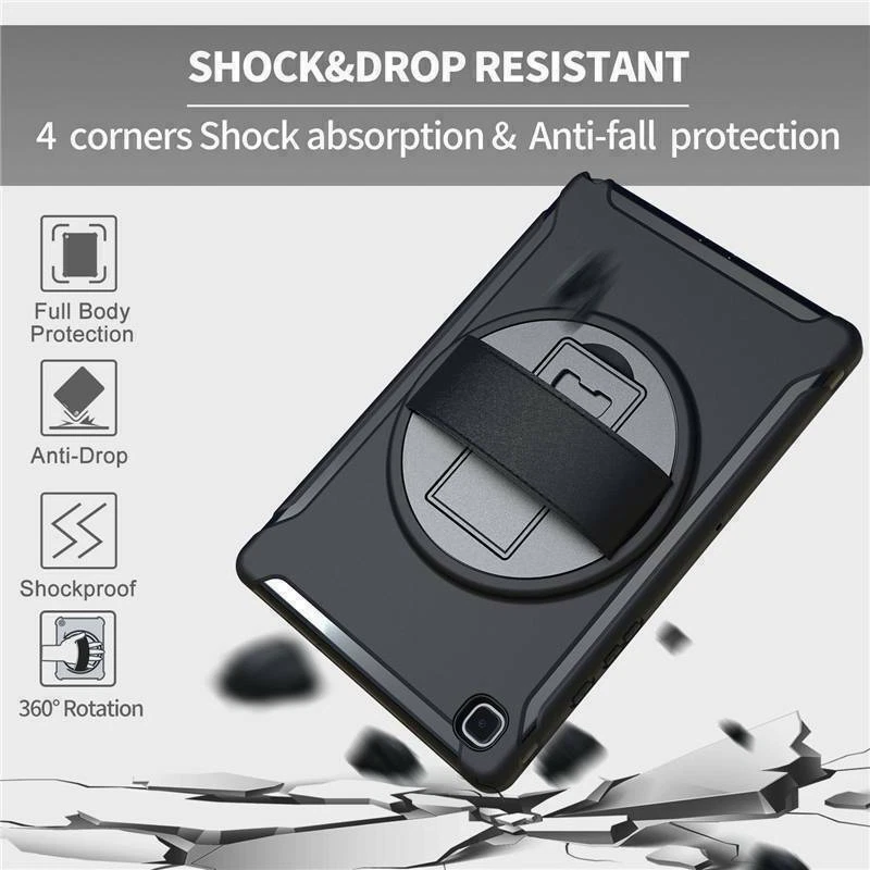 Shockproof Stand Case Cover For Samsung Galaxy Tab A A7 S5e S6 Lite S7/S7 Plus - Image 4 of 4