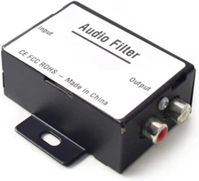 Car Audio Noise Isolator Filter Radio Noise Eliminator for Auto Truck Boat Speak