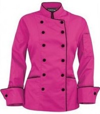 Chef Jacket Women Restaurant Uniform Double Breasted Chef Coats