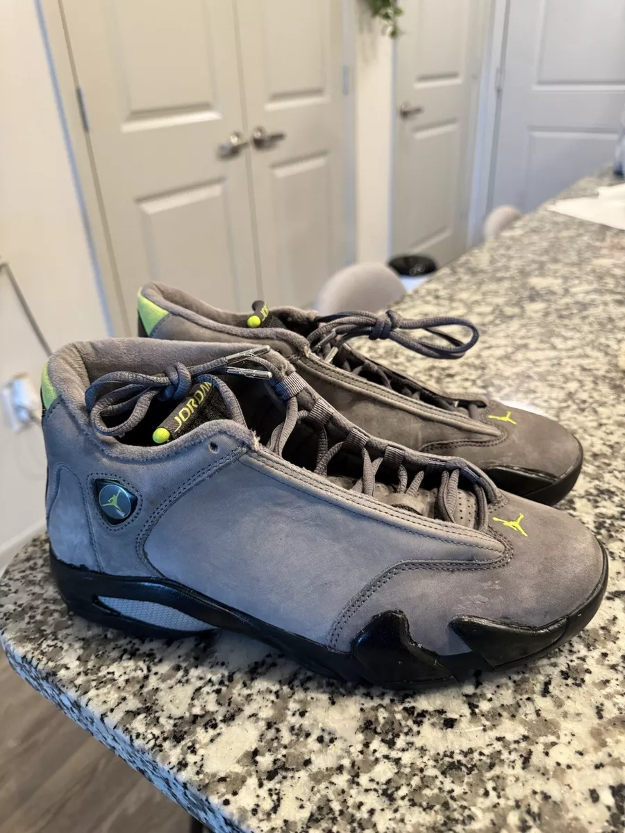 Size 10 Jordan 14 Retro Graphite Chartreuse 2005 eBay