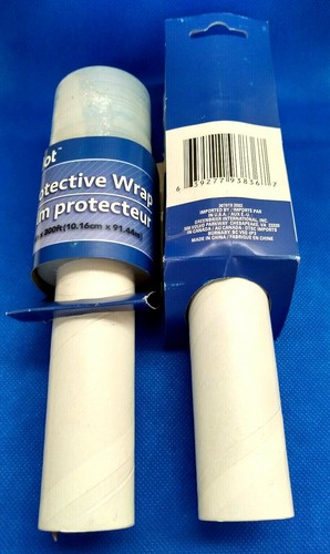 Two (2) Jot Protective Wrap Film 4in X 300 Feet - Picture 2 of 3
