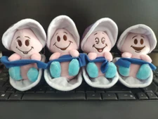 Set of 4 Disney Baby Young Oyster Alice Plush Key Chain 12CM NEW