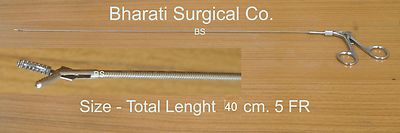  flexible Forceps double action jaws 5 Fr length 40 cm Length 