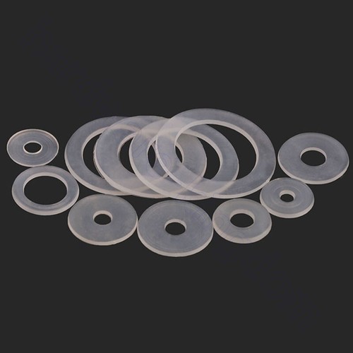 Clear Nylon Plain Washers Plastic Flat Washer M3 M4 M5 M6 M8 M10 M12