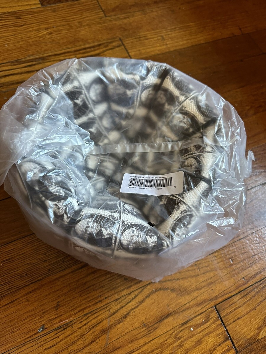 NEW Supreme x Spalding Washington Basketball FW20 White | eBay UK 