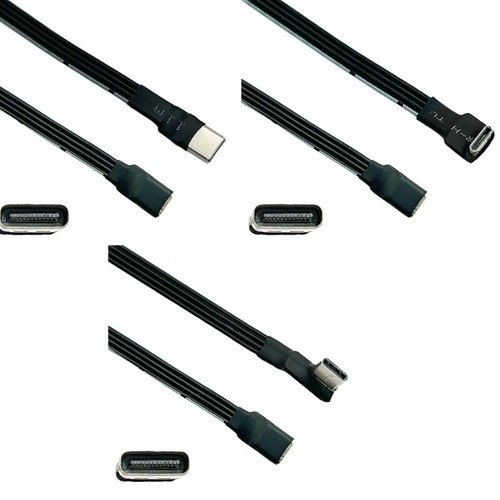 Flexible USB C Extension Wire 18W Fast Charge 480Mbps Data Transfer for Laptop - Imagen 4 de 47