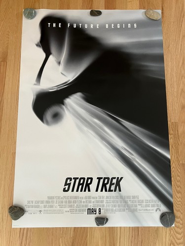 27x40 Double Sided STAR TREK (2009) Original Movie Theater Poster Future Begins