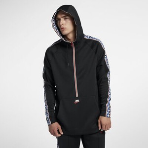 nike taped half zip hoodie