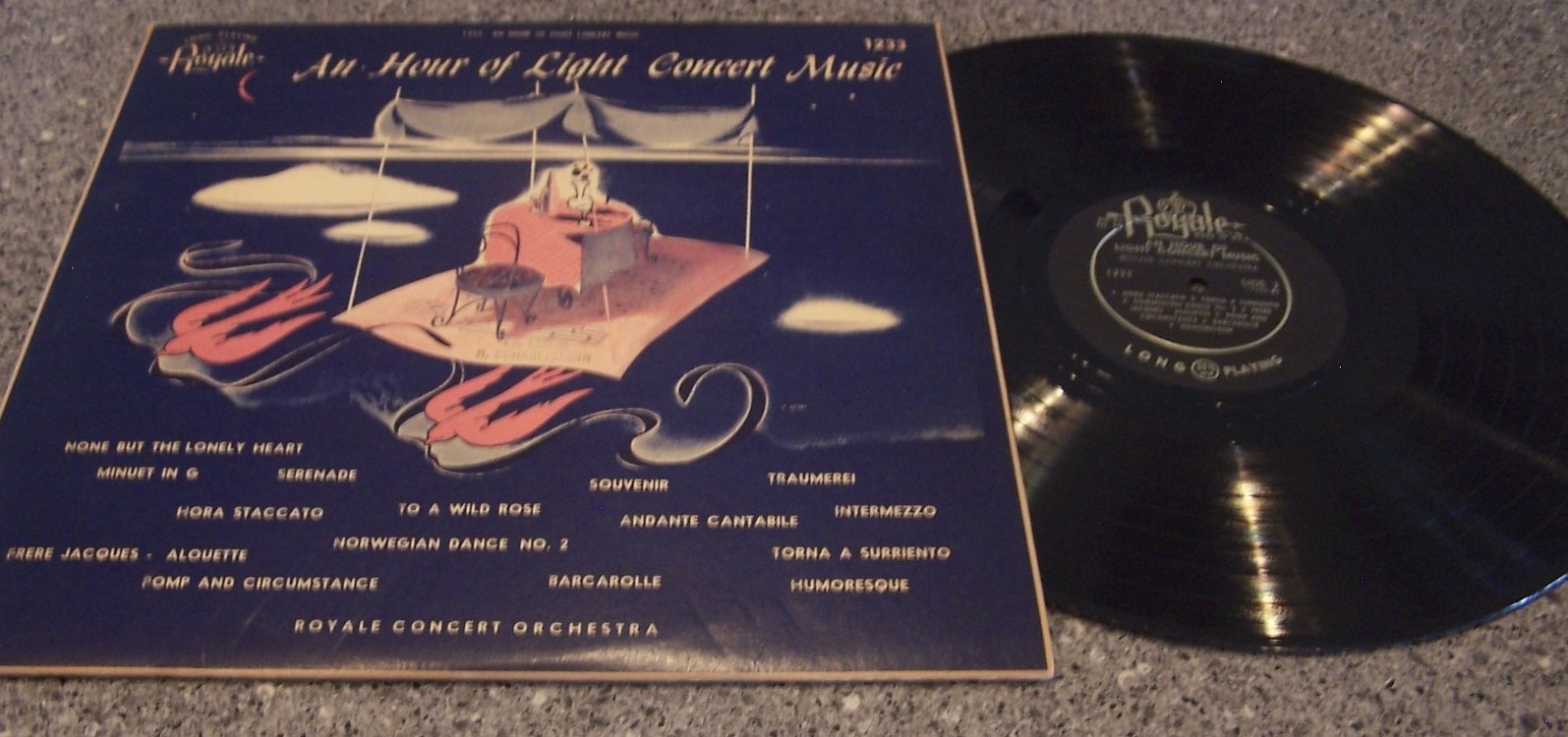 Royale Concert  Orchestra "An Hour of Light Concert Music" CLASSICAL LP 