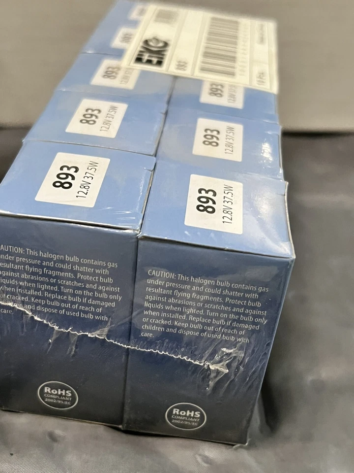 全新 Eiko 893 前雾灯 12V 37.5W 2.93A 灯泡 批量 10 件 — 第 4/4 张图片