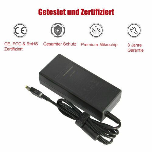 90W 20V 4.5A Laptop Netzteil Ladegerät für Lenovo Thinkpad IeadPad IBM Ladekabel - Bild 4 von 13
