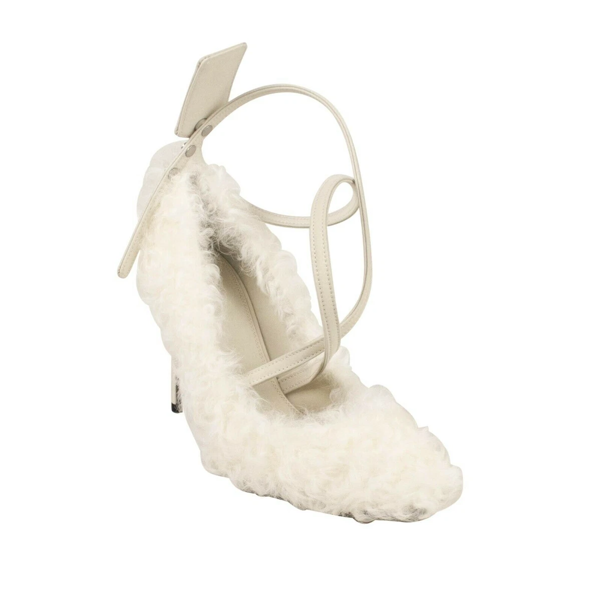 Discover 145+ white fur heels latest esthdonghoadian