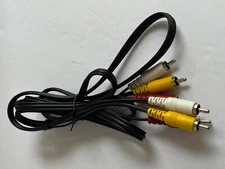 6 FT COMPOSITE RCA AUDIO VIDEO CABLE YELLOW WHITE RED 6’CORD for DVD VCR TV CAM