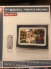 Trutech 7" Inch Digital Picture Frame BRAND NEW NEVER USED